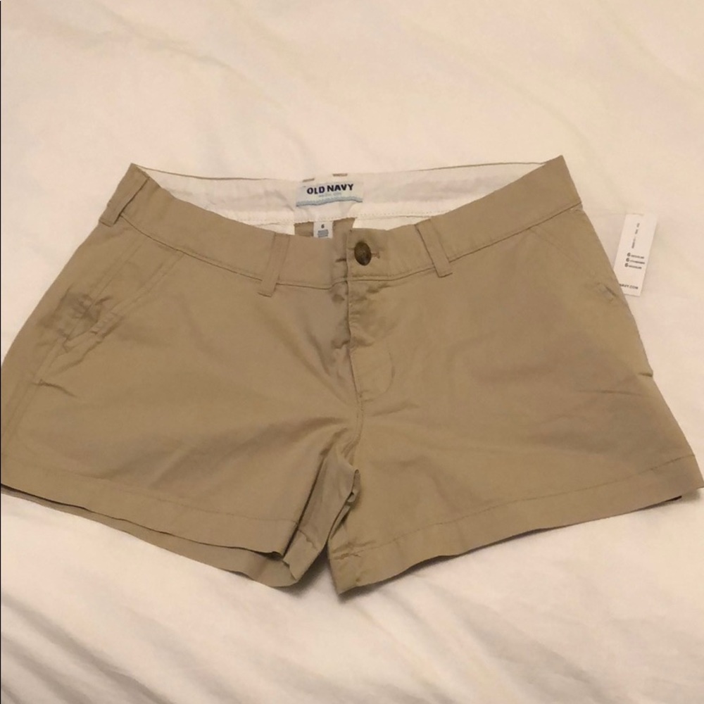 Never worn khaki shorts